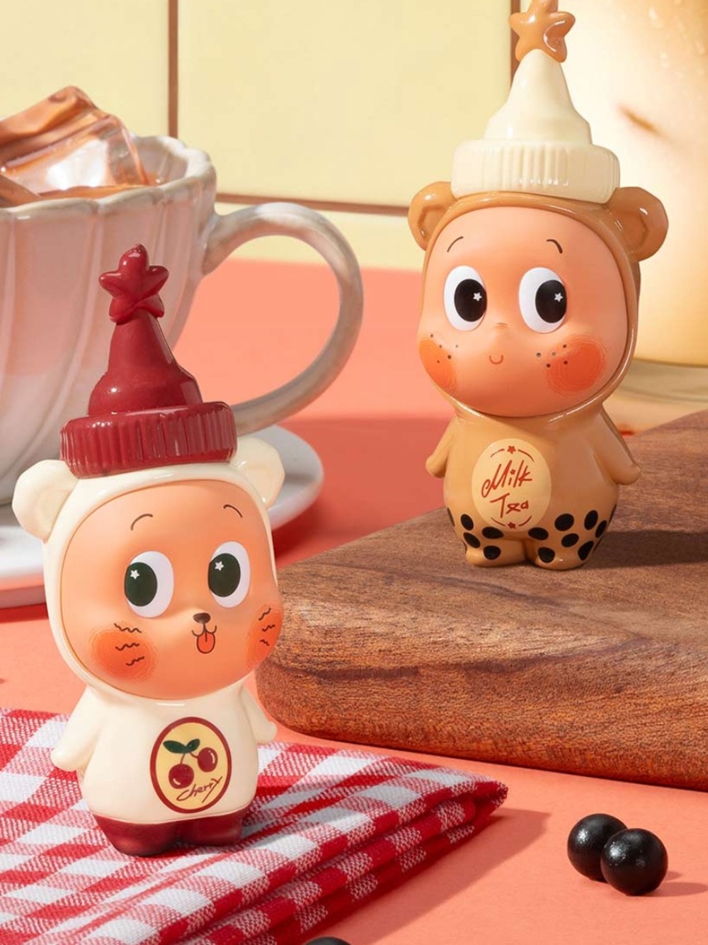 Popmart Twinkle Twinkle Bubble Tea & Cherry
Iced Tea Figure